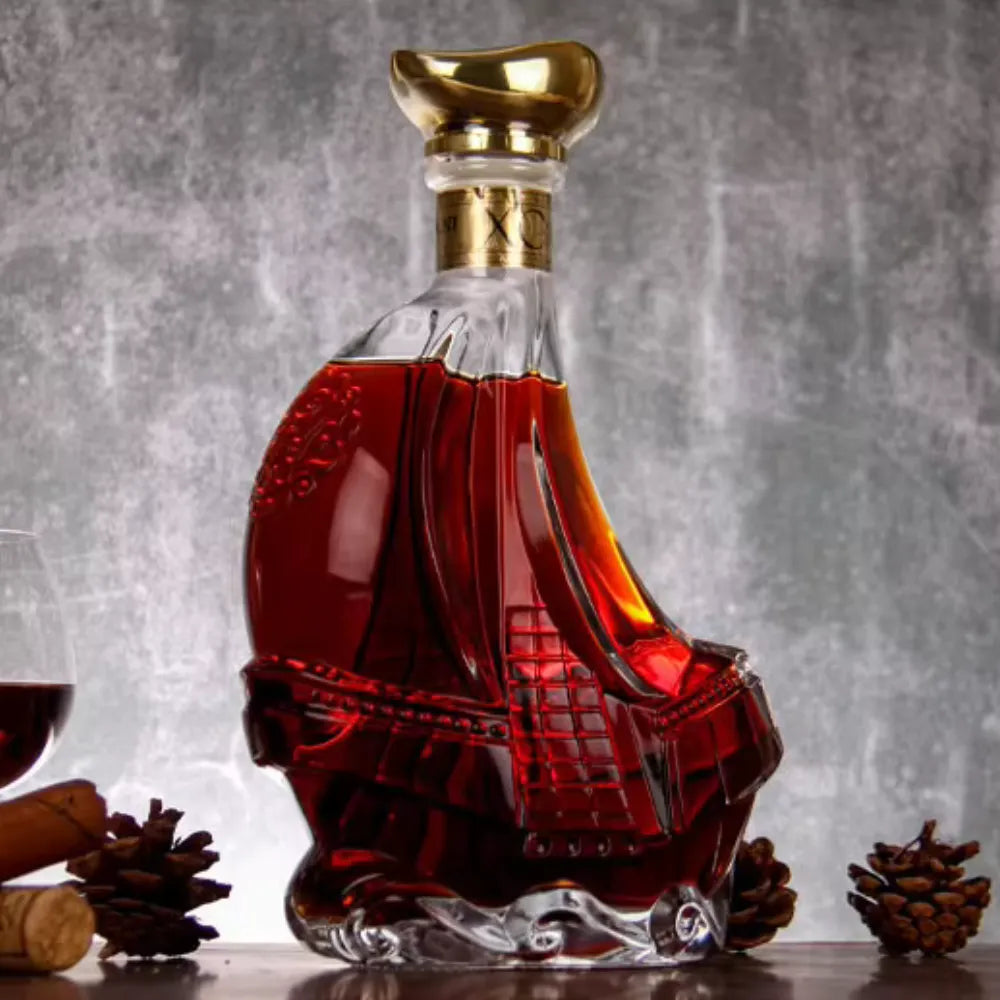 Decanter de Vinho Whisky Caravela 700ml - Loc Stop