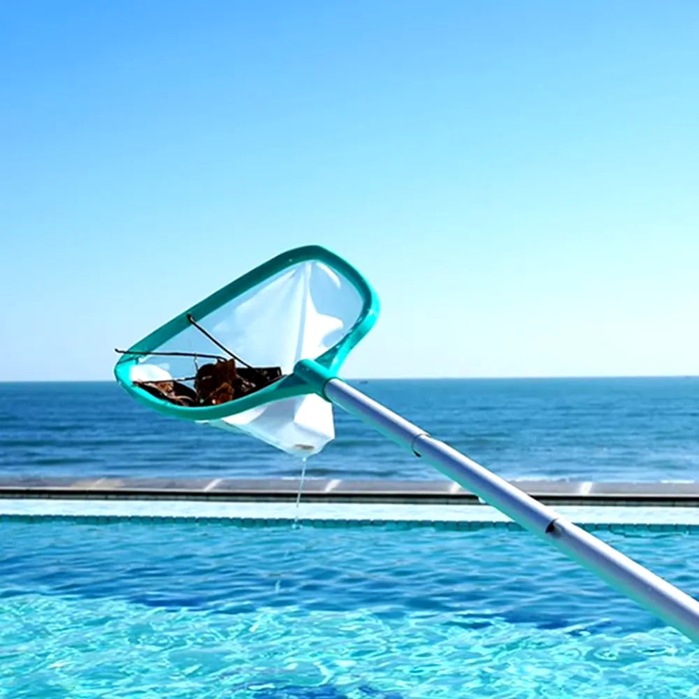 Peneira de Limpeza de Piscina Telescópica - Loc Stop