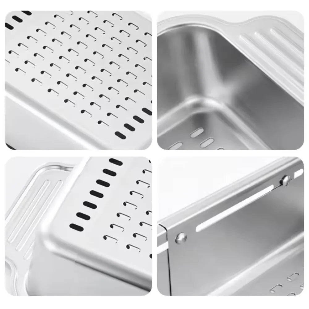 Escorredor Extensível de pia para Alimentos - Loc Stop