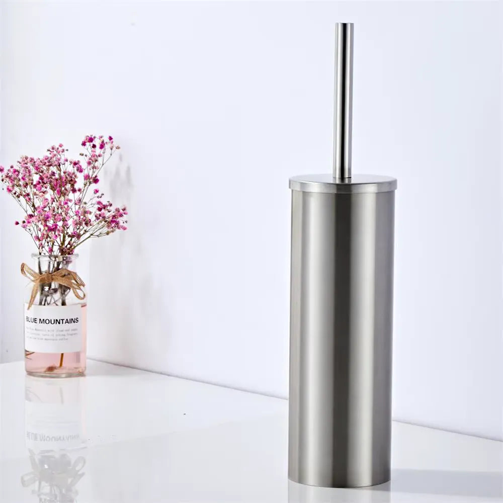 Escova Sanitária de Banheiro de Aço Inox - Loc Stop