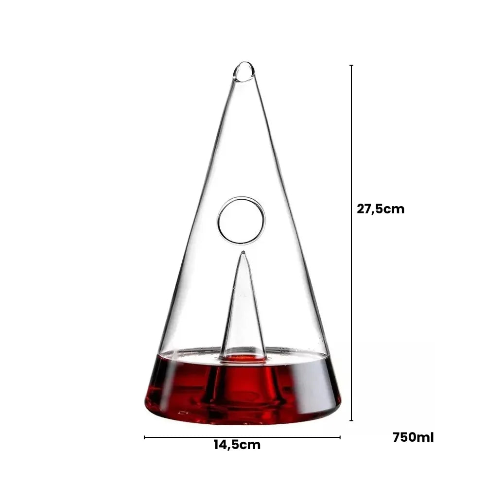 Decante de Vinho Pirâmide - Loc Stop