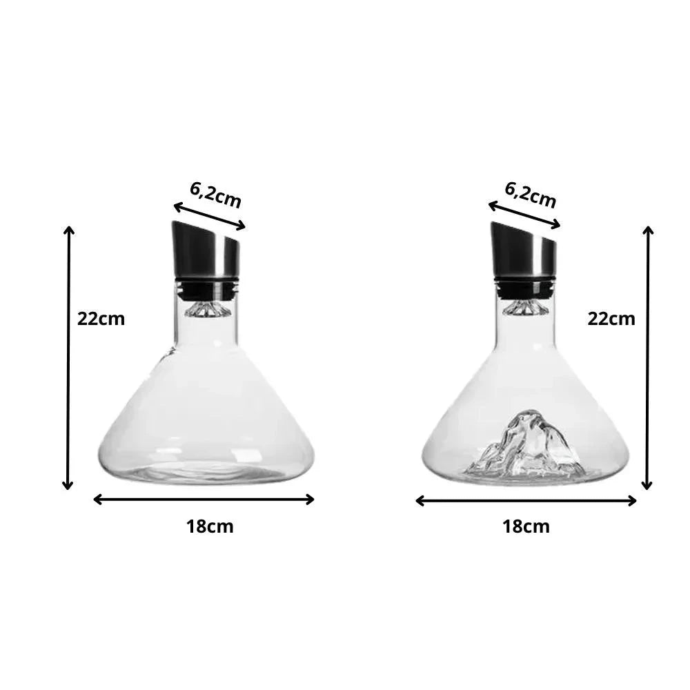 Decanter de Vinho Iceberg 1500ml - Loc Stop