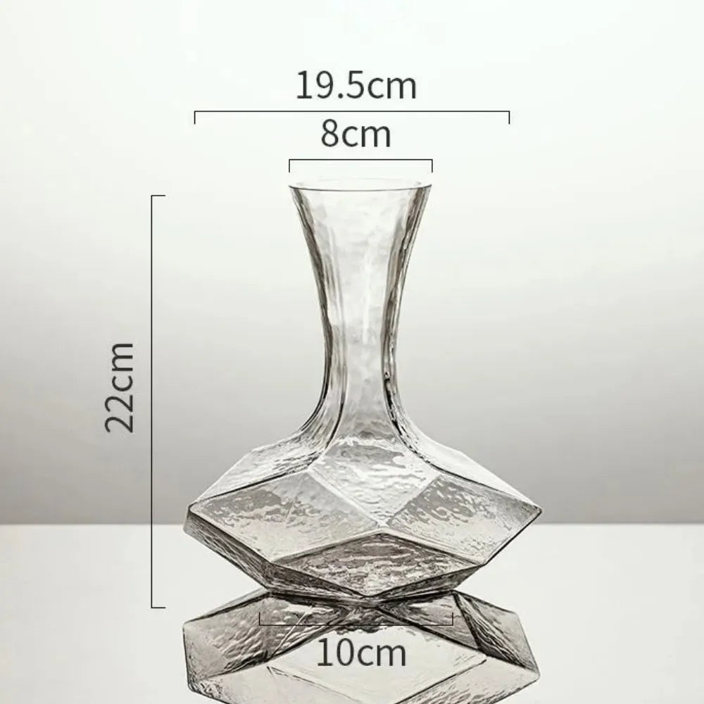 Decanter de Vinho Vidro Irregular 1450ml - Loc Stop
