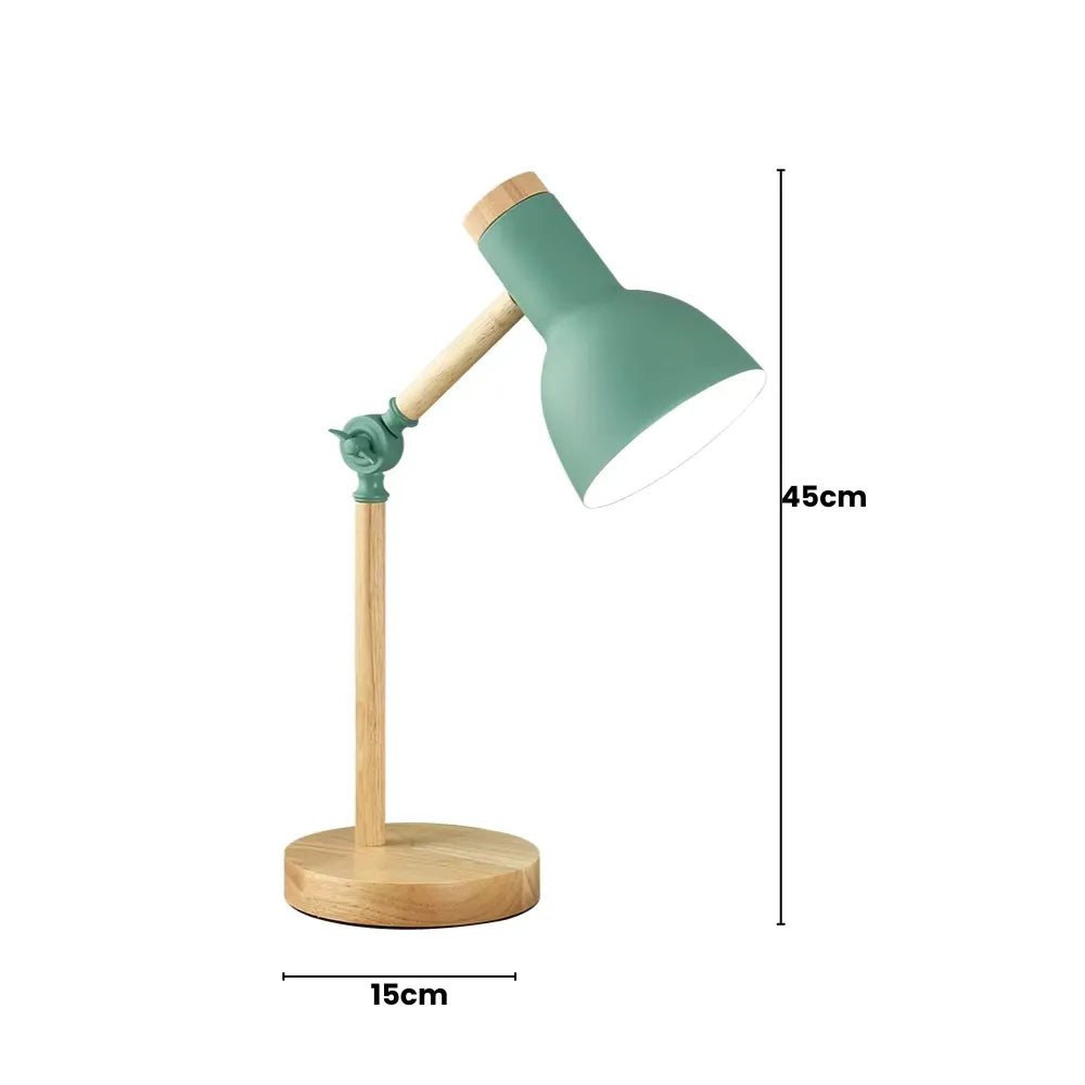 Luminária de Mesa Criativa de Madeira - Loc Stop