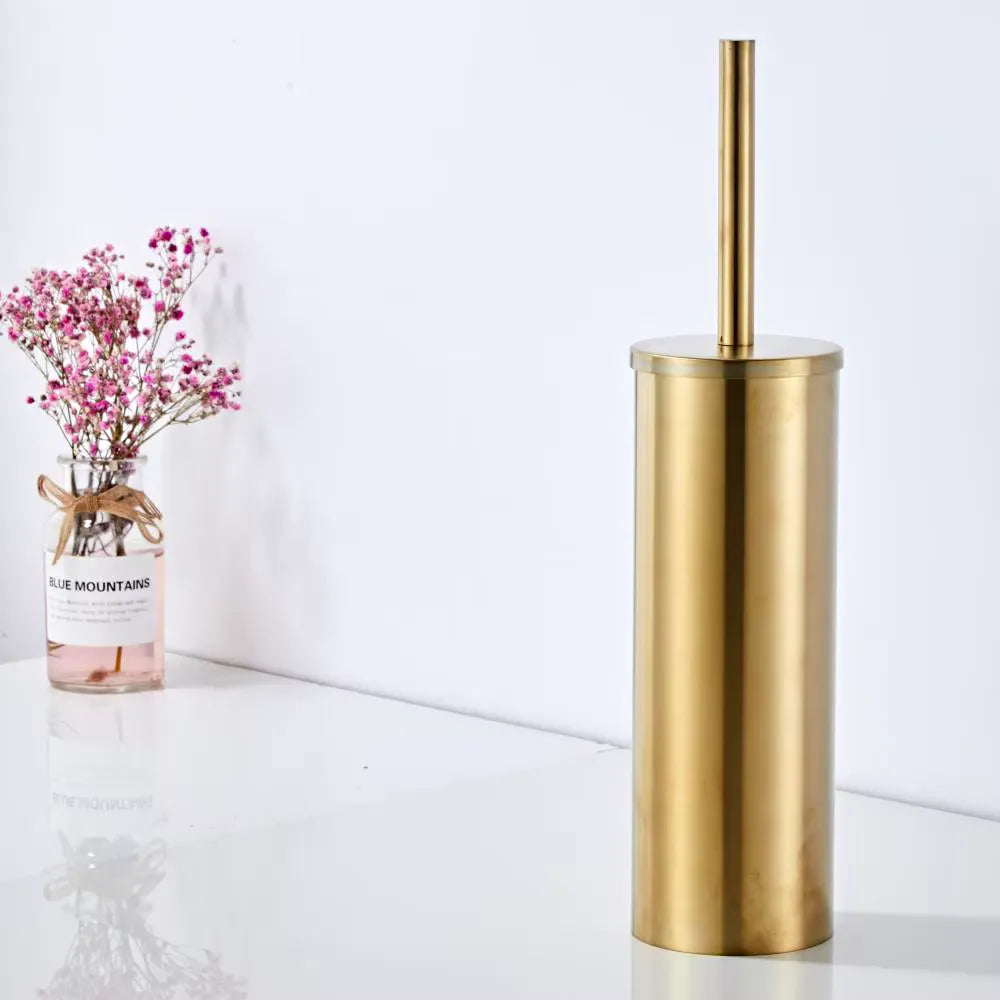 Escova Sanitária de Banheiro de Aço Inox - Loc Stop