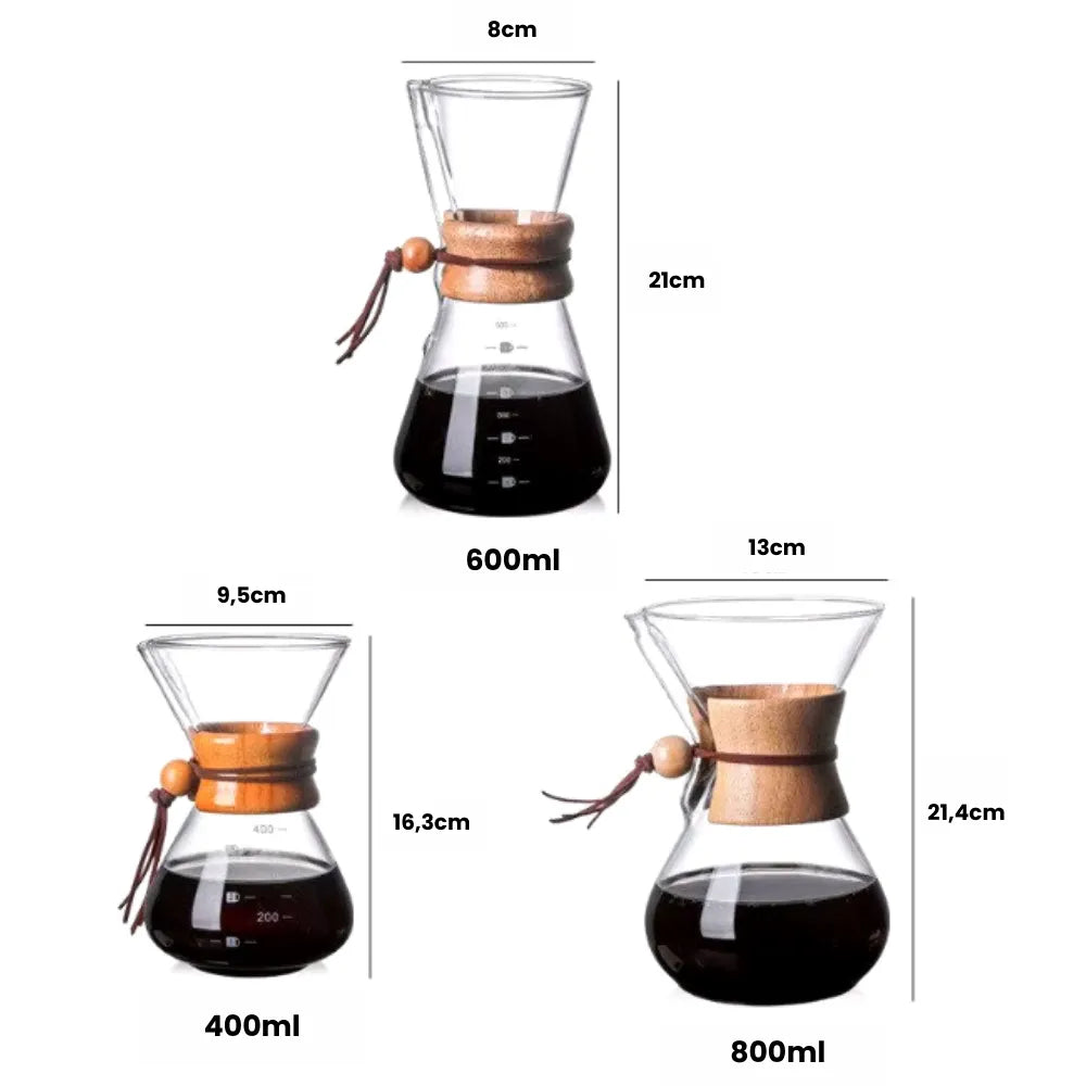 Jarra Passador de Café em Vidro - Loc Stop