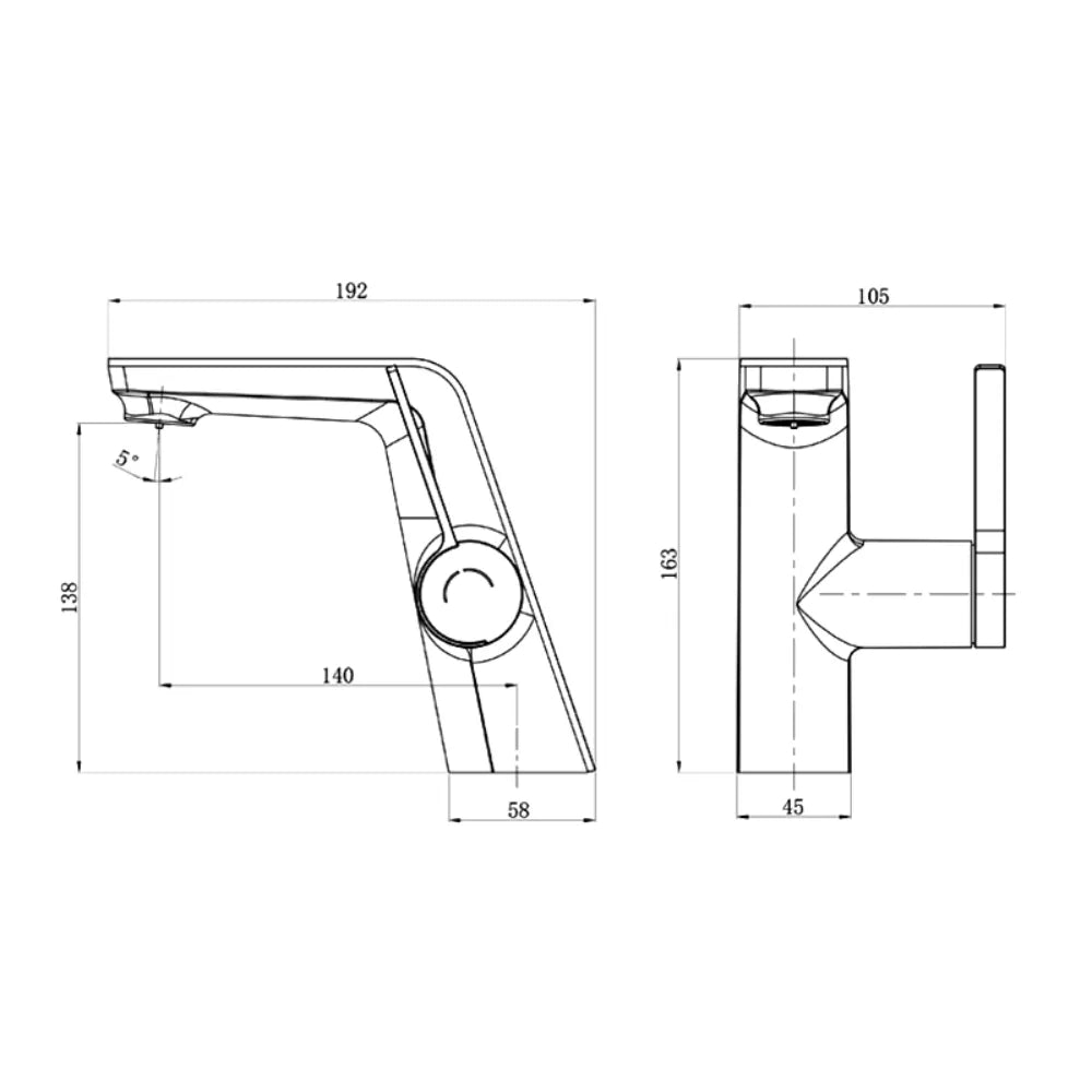 Torneira de Banheiro com Display de Temperatura - Loc Stop