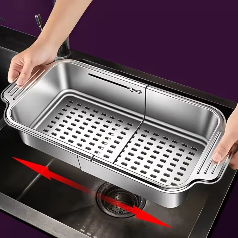 Escorredor Extensível de pia para Alimentos - Loc Stop