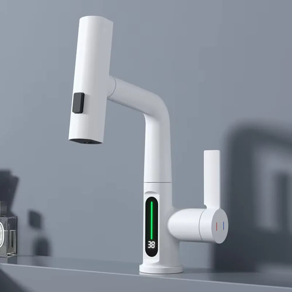 Torneira Digital com Indicador de Temperatura em LED - Loc Stop