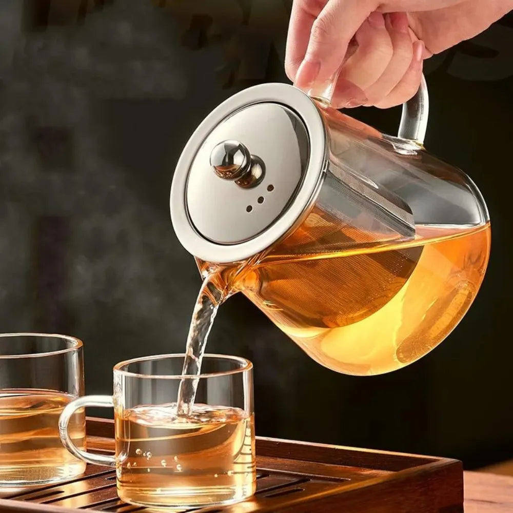 Bule de chá com Infusor de Filtro - Loc Stop