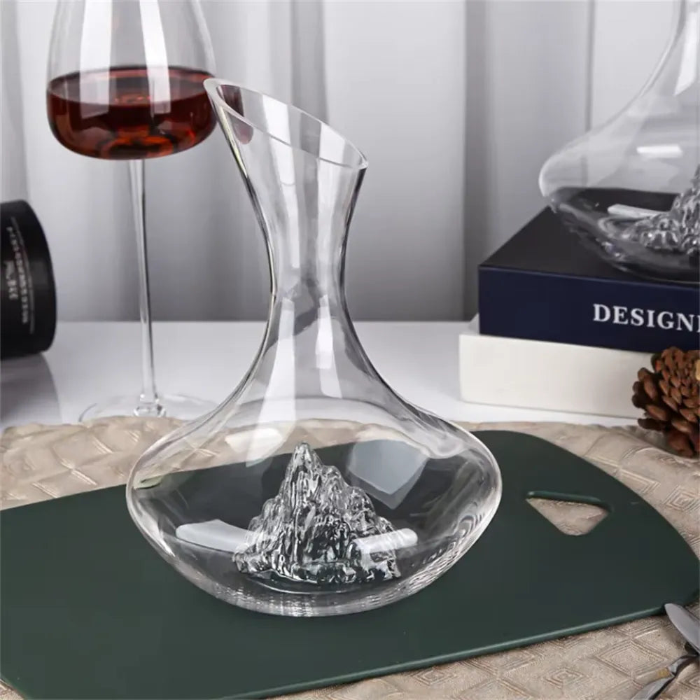 Decanter de Vinho e Whisky Vidro Iceberg - Loc Stop