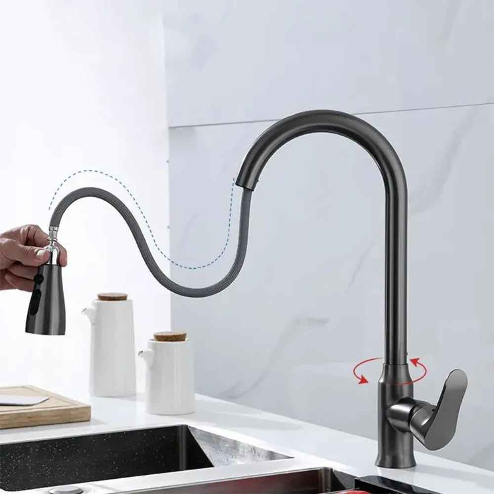 Torneira de Cozinha Extensiva - Loc Stop