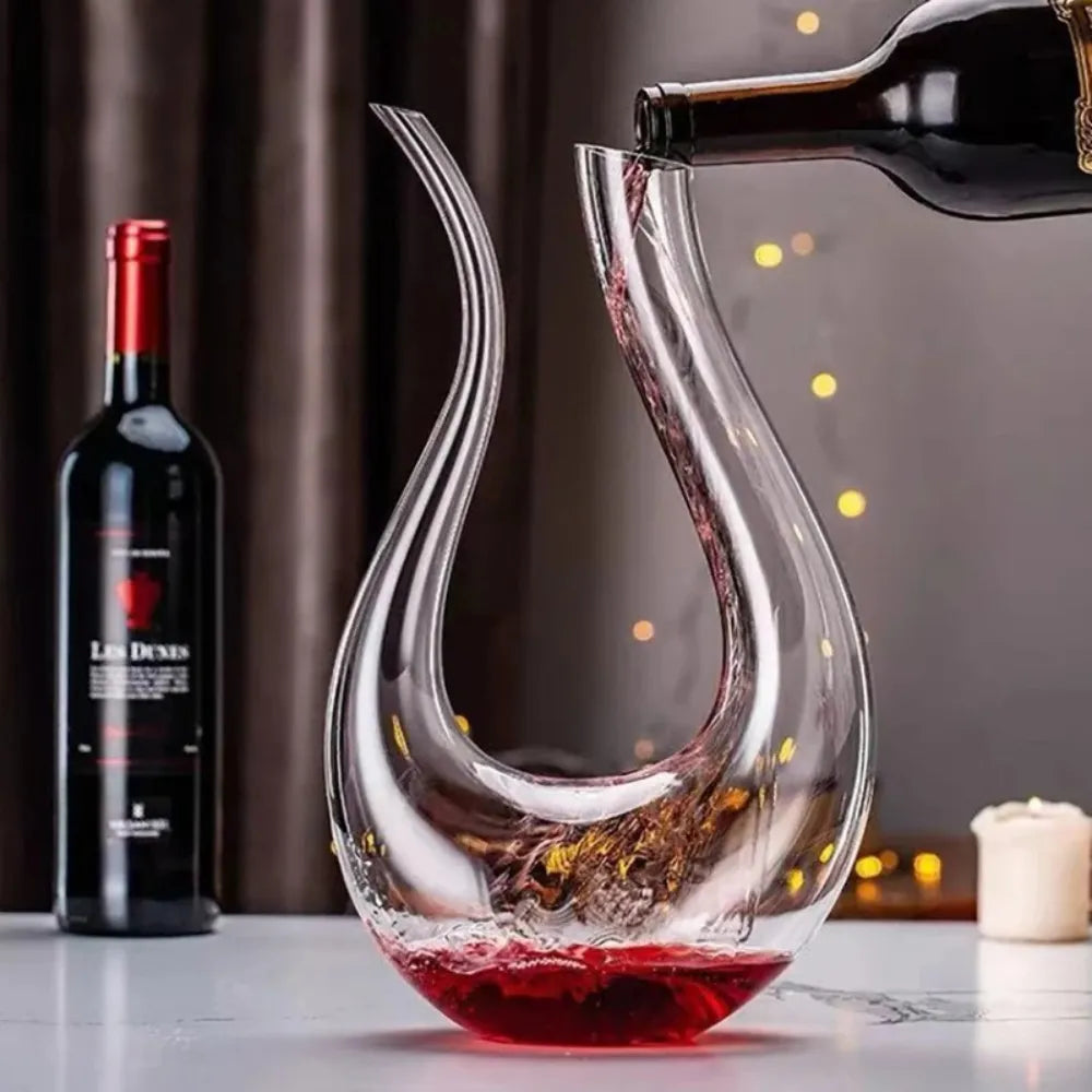 Decanter de Vinho Formato de U 1500ml - Loc Stop