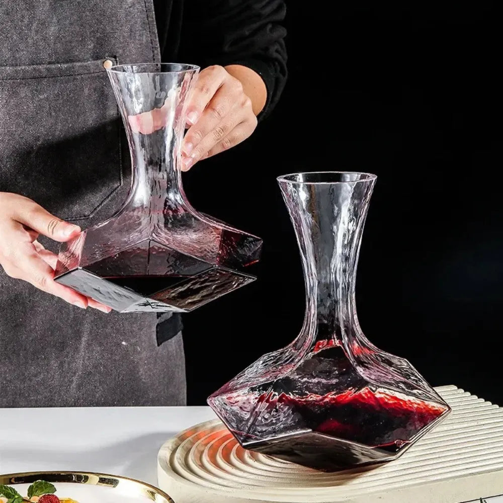 Decanter de Vinho Vidro Irregular 1450ml - Loc Stop