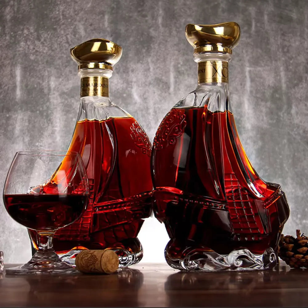 Decanter de Vinho Whisky Caravela 700ml - Loc Stop