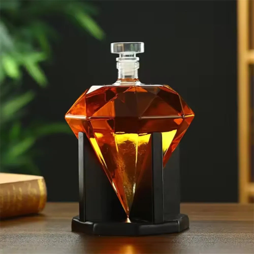 Decanter de Vinho Whisky Diamante 850ml - Loc Stop