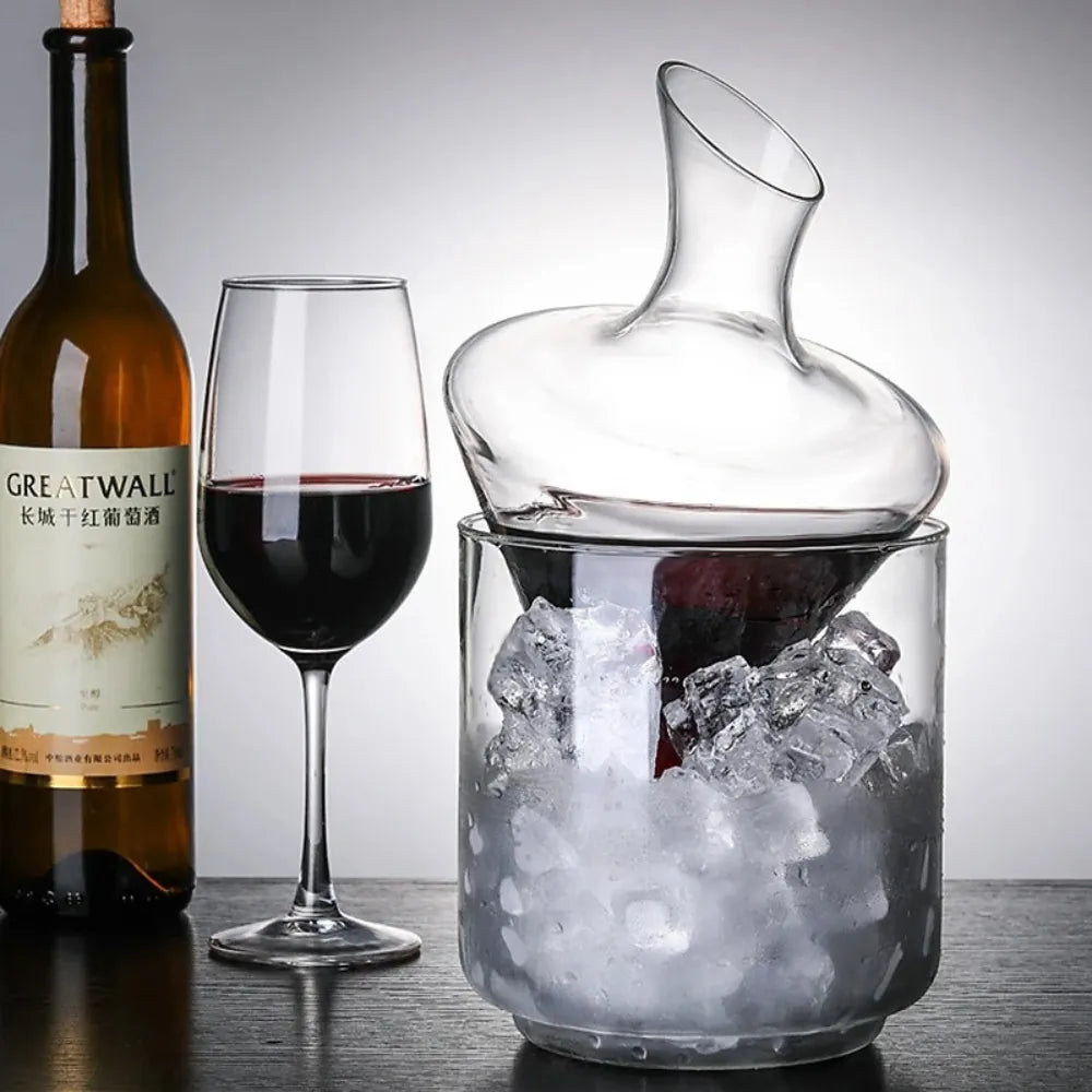 Decanter de Vinho com Balde de Gelo - Loc Stop