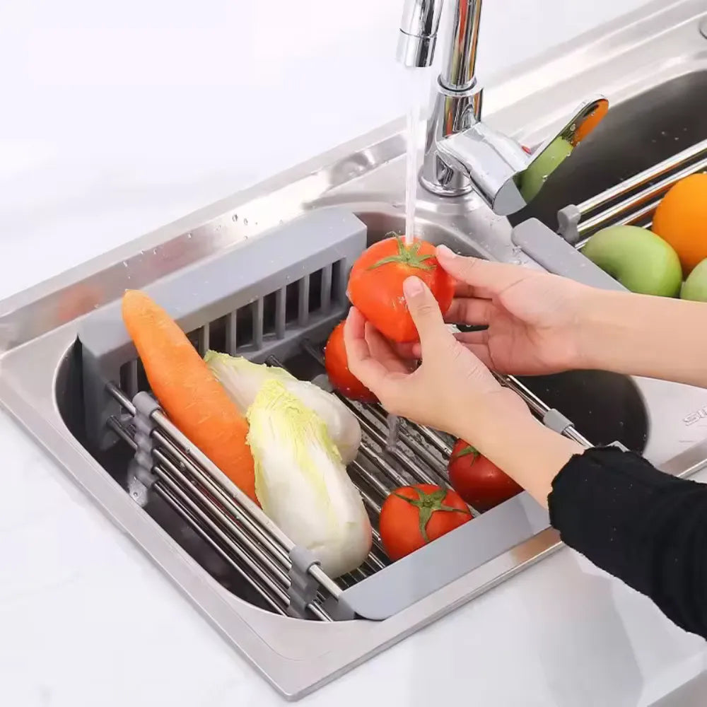 Escorredor Retrátil de pia de Cozinha - Loc Stop
