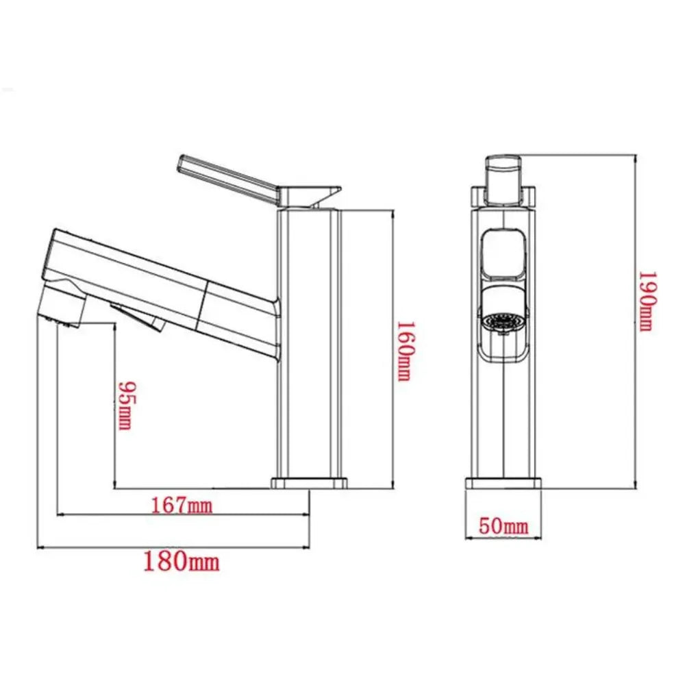 Torneira Flexível para Pia de Banheiro - Loc Stop