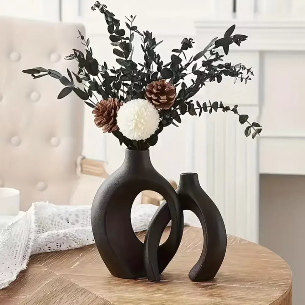 Conjunto de 2 Vasos de Cerâmica Nórdica - Loc Stop