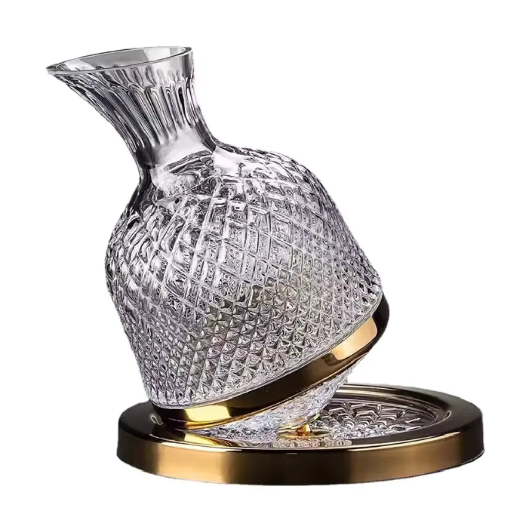 Decanter de Vinho com Base Giratória 1500ml - Loc Stop