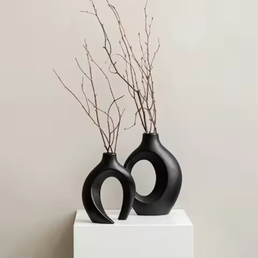 Conjunto de 2 Vasos de Cerâmica Nórdica - Loc Stop