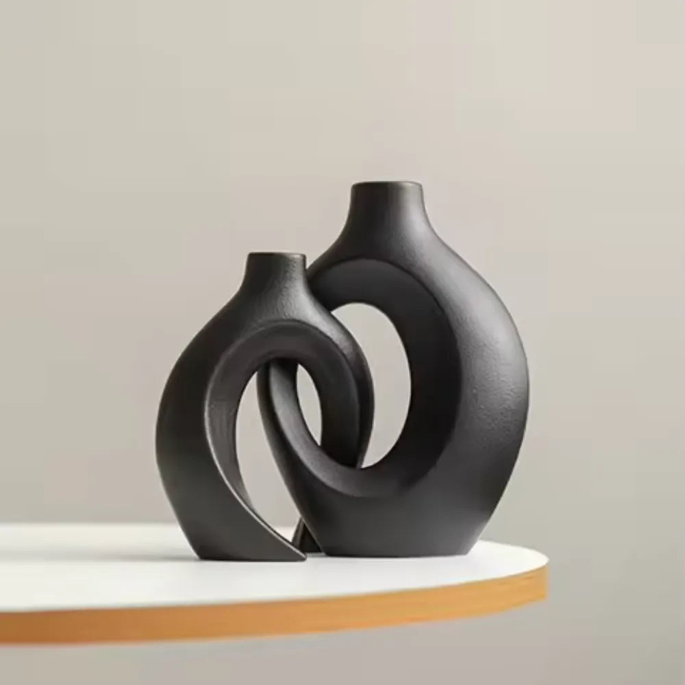 Conjunto de 2 Vasos de Cerâmica Nórdica - Loc Stop
