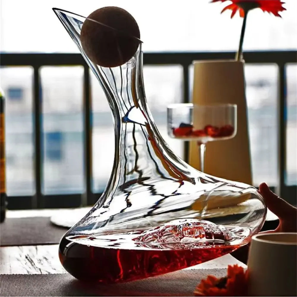 Decanter de Vinho e Whisky Vidro Iceberg - Loc Stop