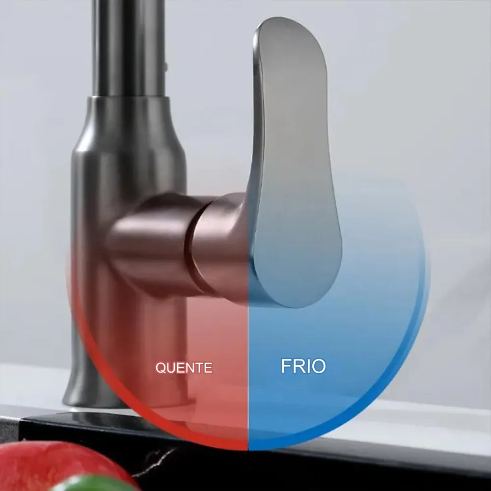 Torneira de Cozinha Extensiva - Loc Stop