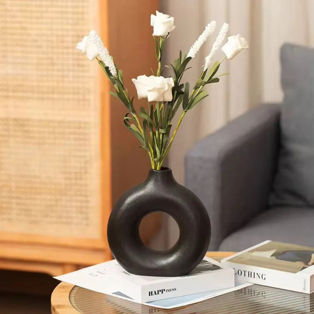 Vaso Nórdico Círculo de Cerâmica - Loc Stop