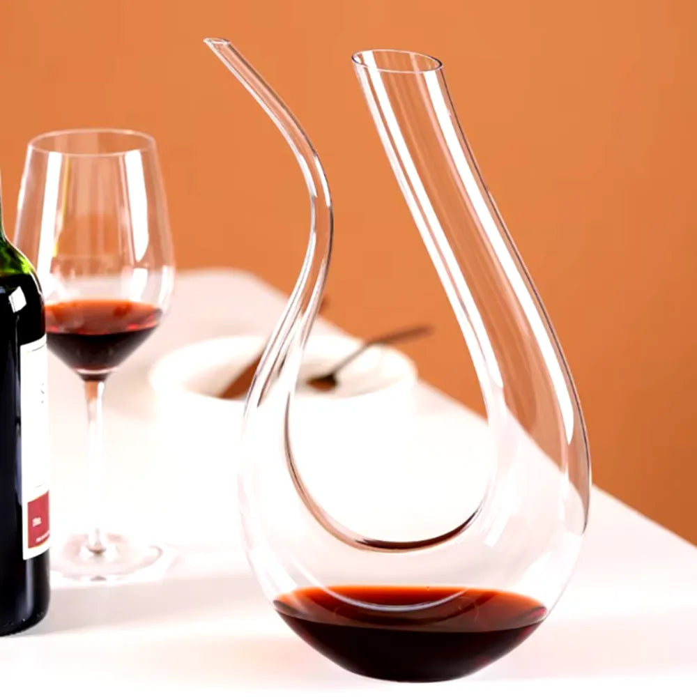 Decanter de Vinho Formato de U 1500ml - Loc Stop