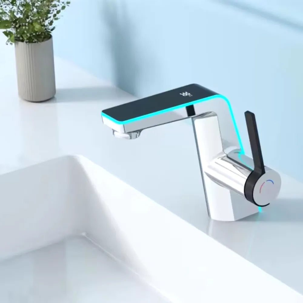 Torneira de Banheiro com Display de Temperatura - Loc Stop