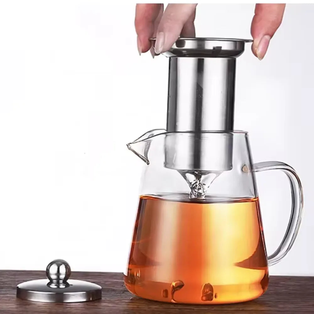 Bule de chá com Infusor de Filtro - Loc Stop