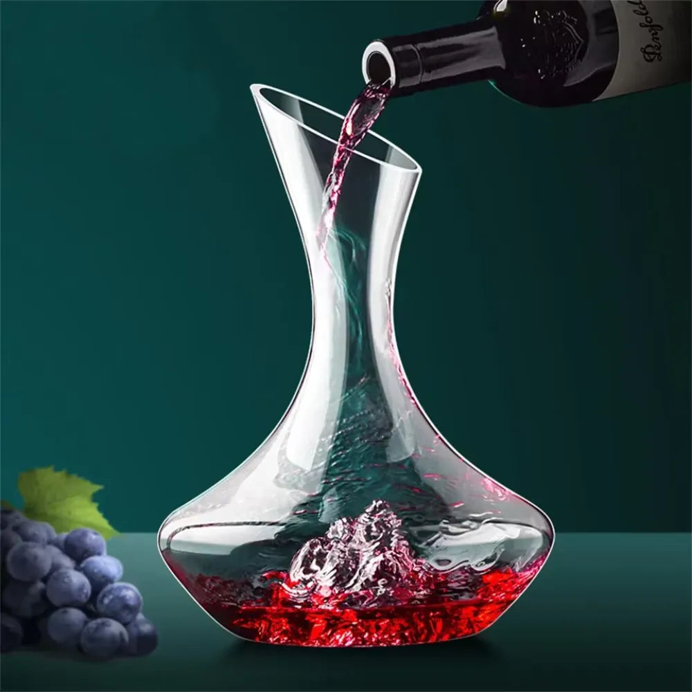 Decanter de Vinho e Whisky Vidro Iceberg - Loc Stop
