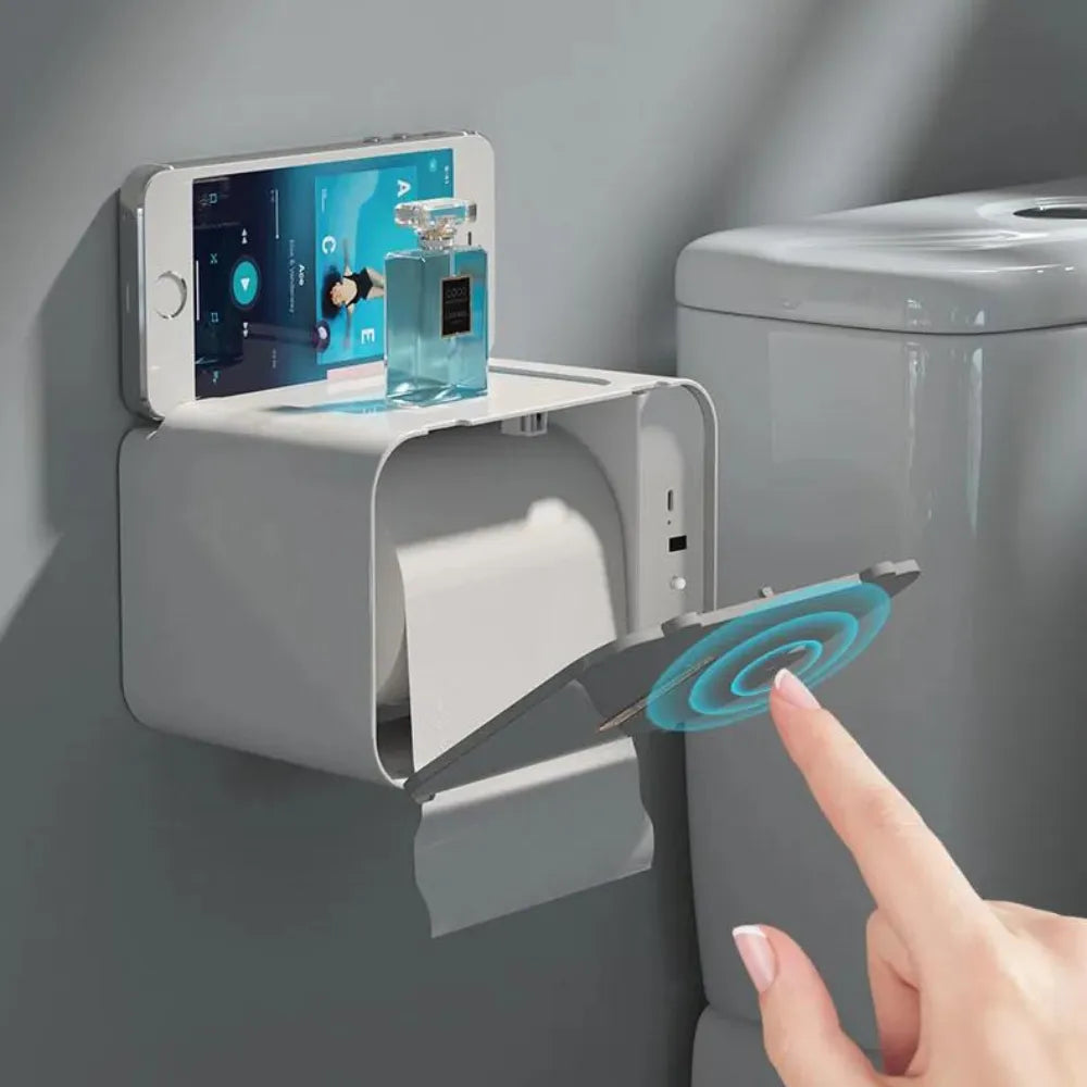 Porta Papel Higiênico Automático por Indução - Loc Stop