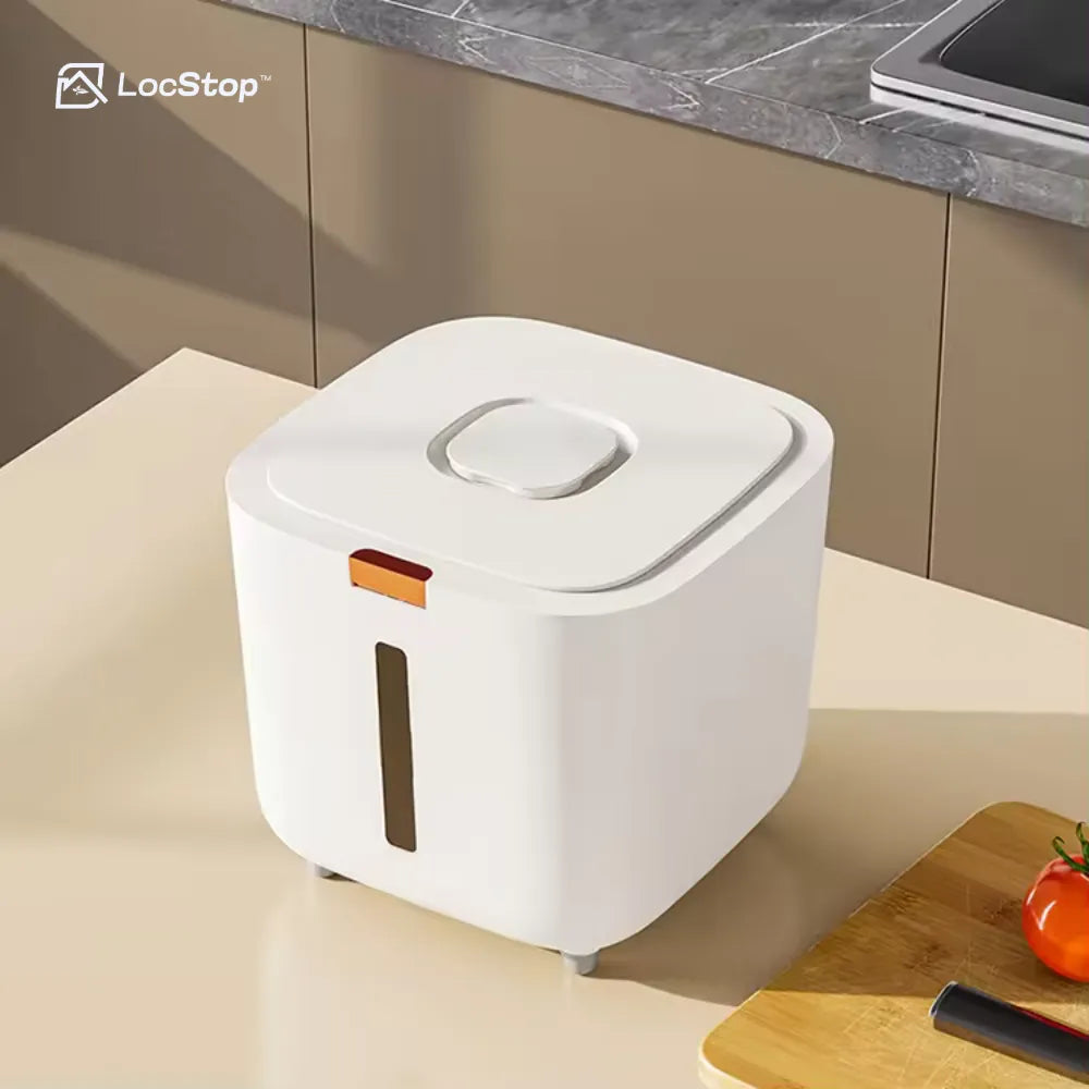 Recipiente Porta Mantimentos com Tampa Automática - Loc Stop