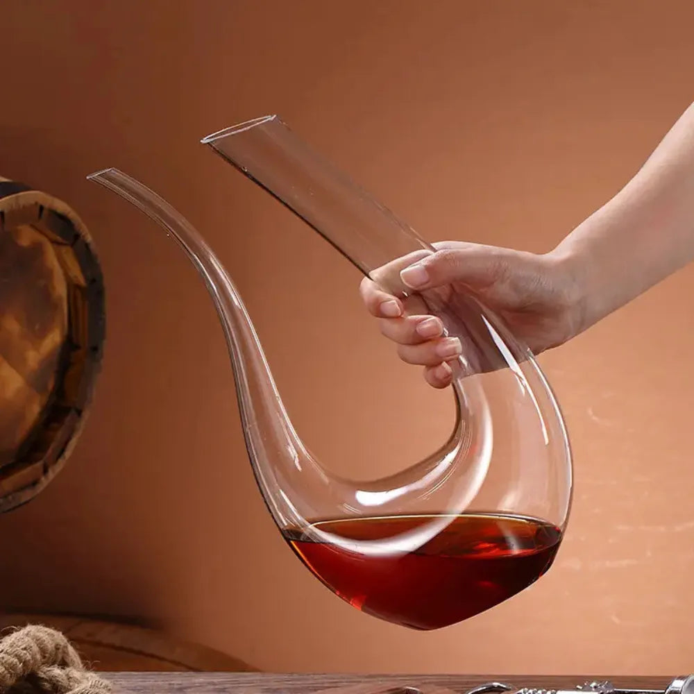 Decanter de Vinho Formato de U 1500ml - Loc Stop