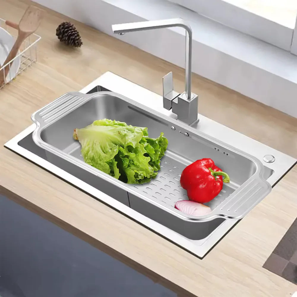 Escorredor Extensível de pia para Alimentos - Loc Stop