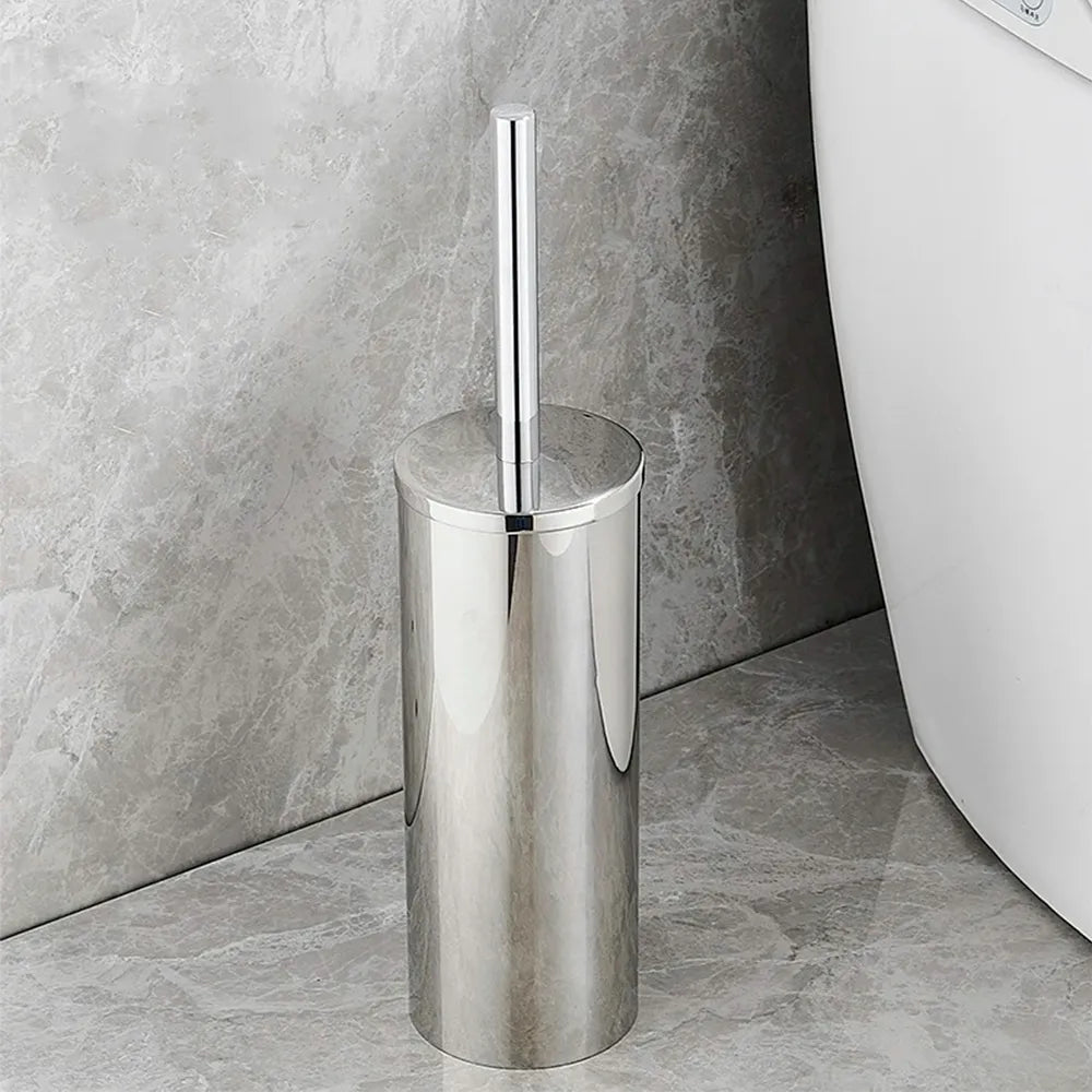 Escova Sanitária de Banheiro de Aço Inox - Loc Stop