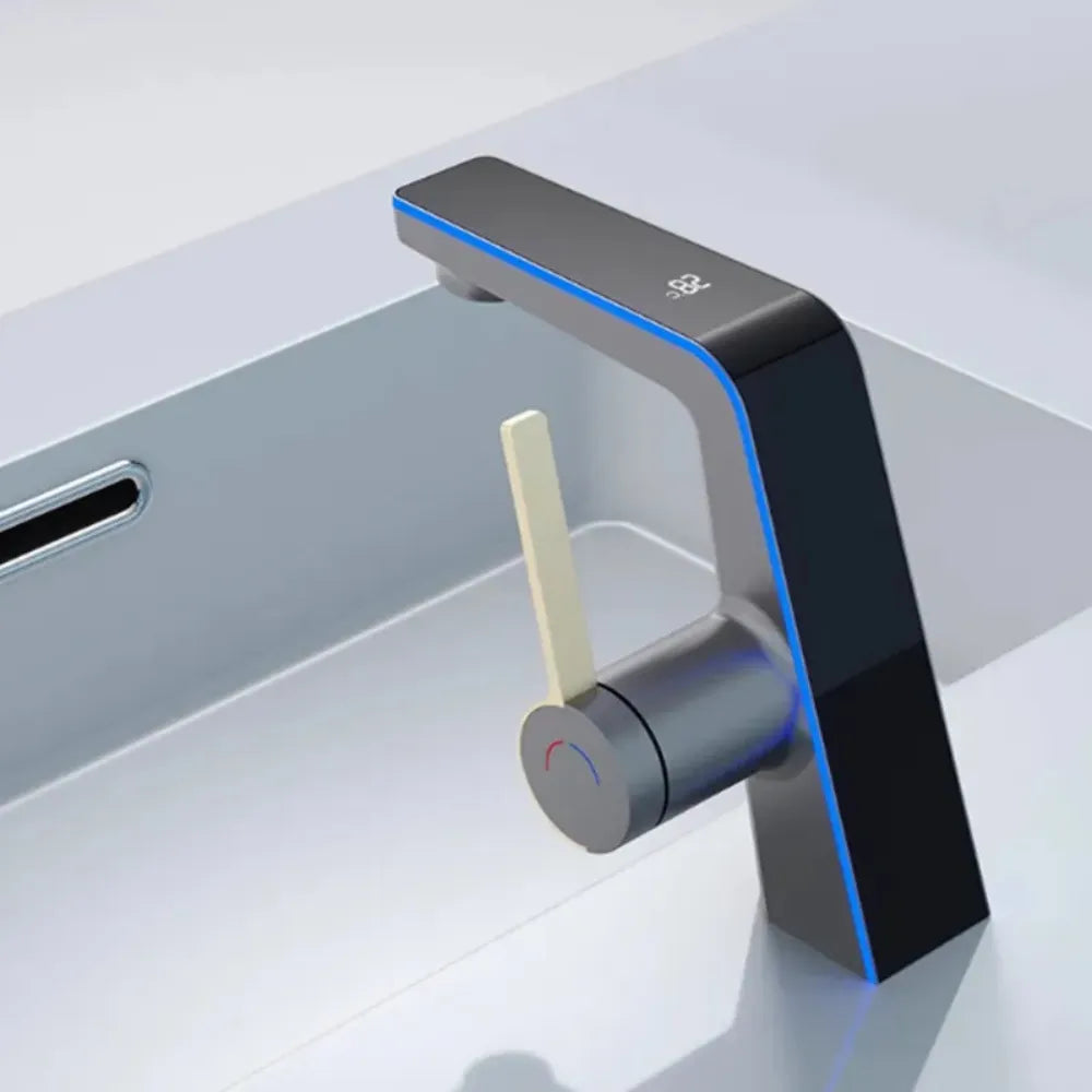 Torneira de Banheiro com Display de Temperatura - Loc Stop