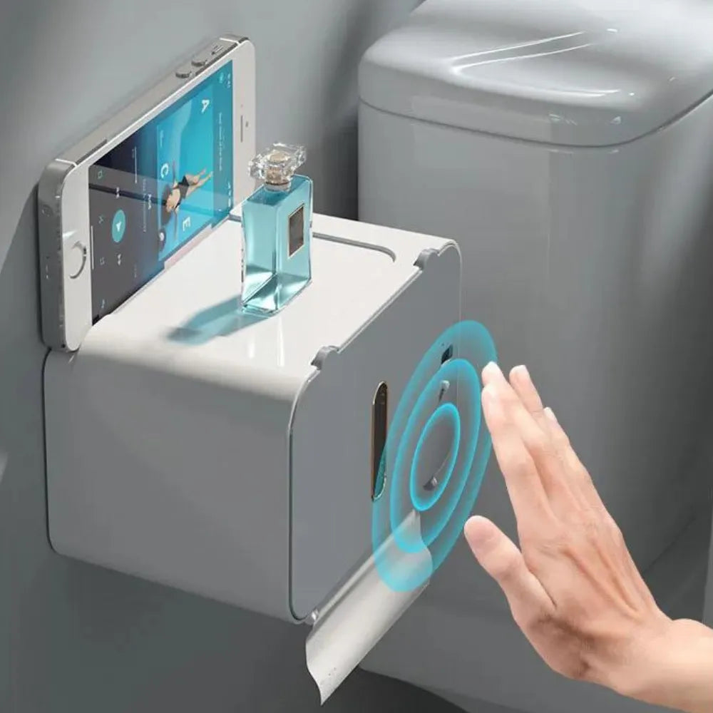 Porta Papel Higiênico Automático por Indução - Loc Stop