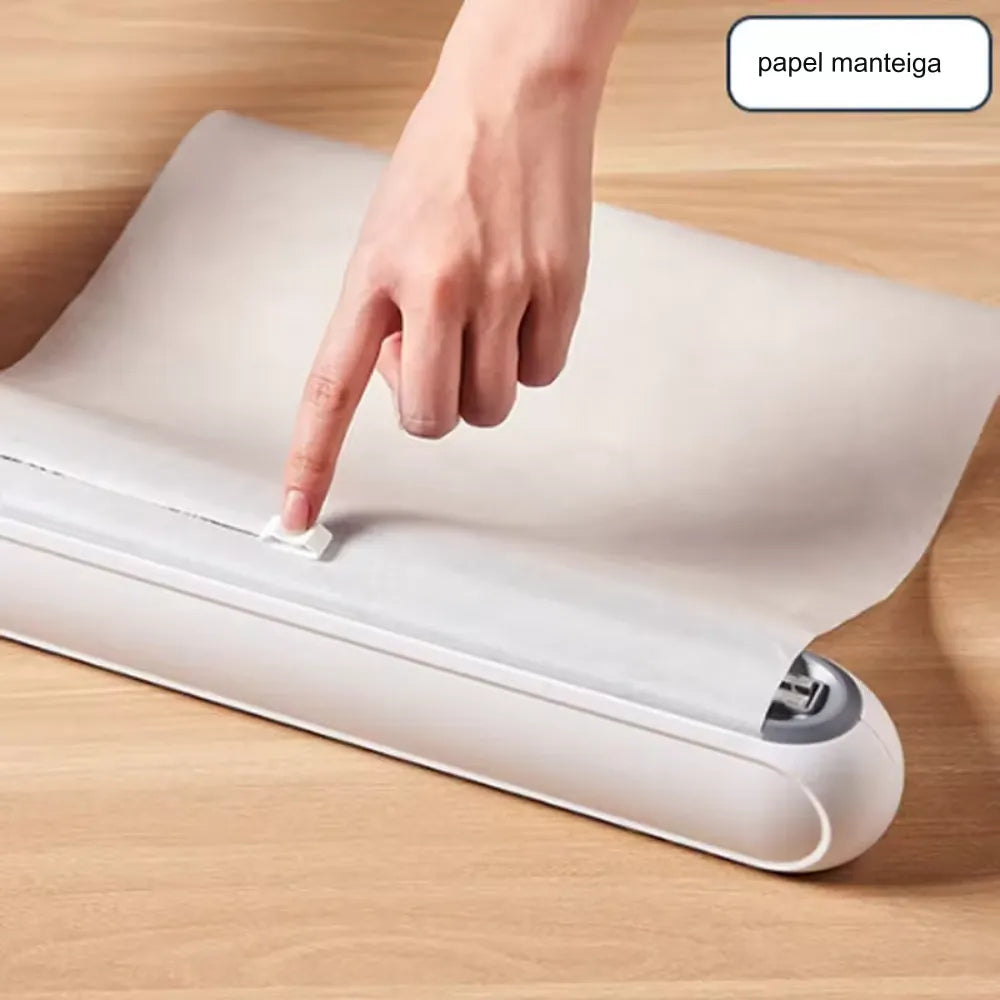 Cortador Magnético Plástico Filme e Papel Alumínio - Loc Stop