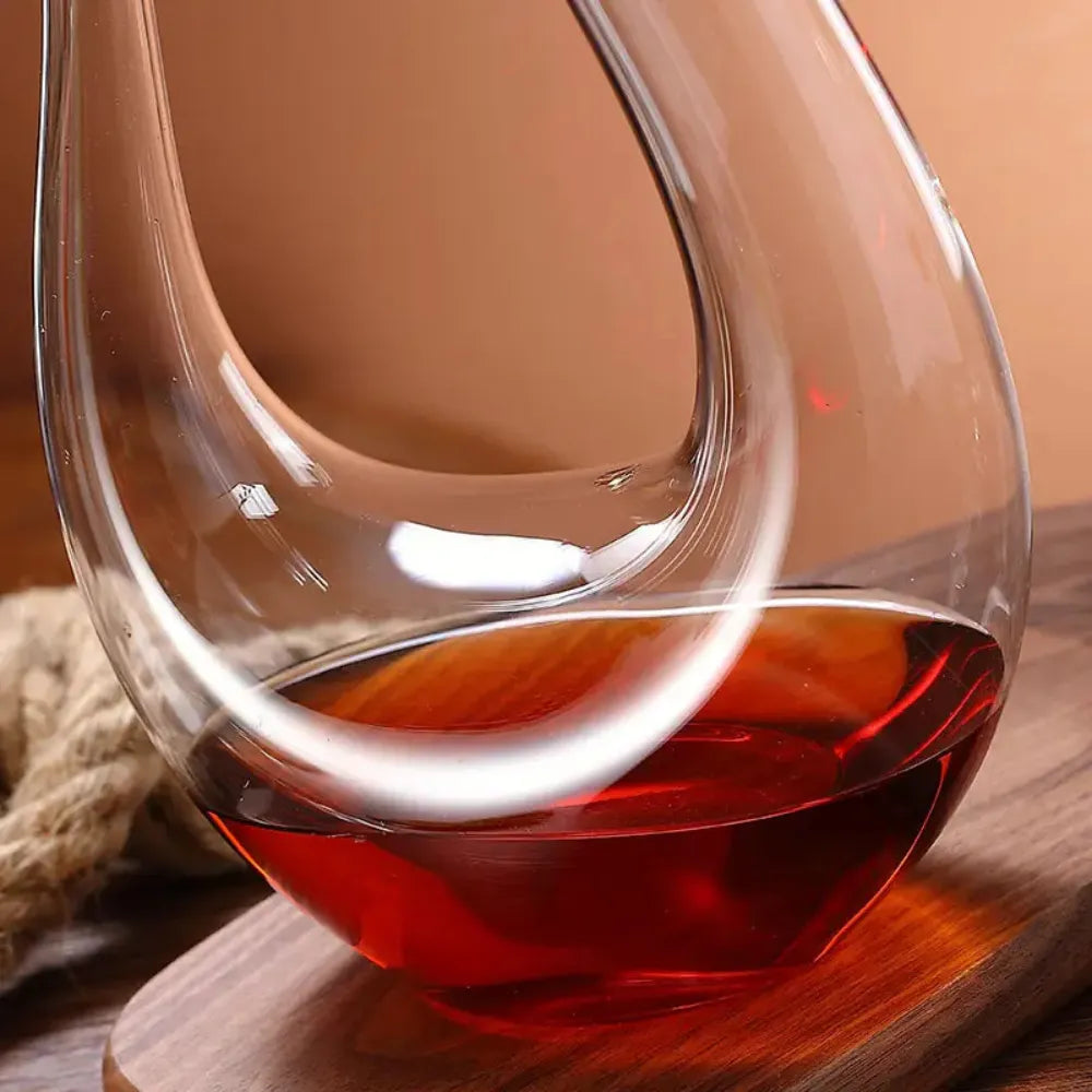 Decanter de Vinho Formato de U 1500ml - Loc Stop