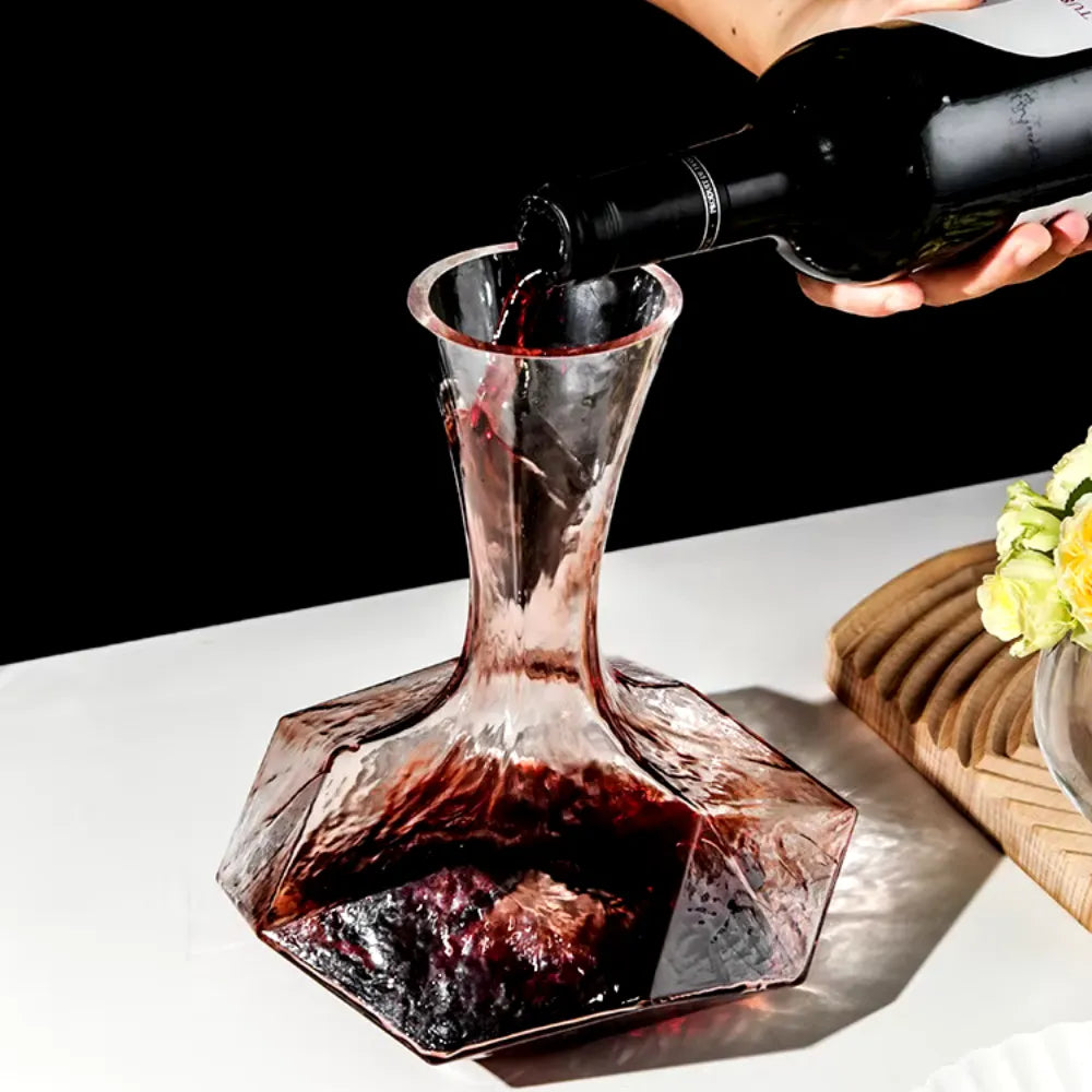 Decanter de Vinho Vidro Irregular 1450ml - Loc Stop