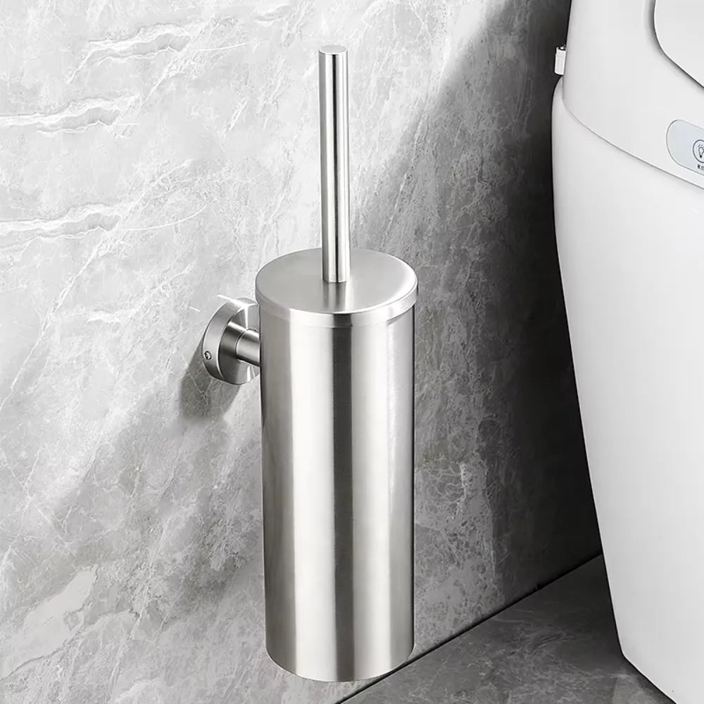 Escova Sanitária de Banheiro de Aço Inox - Loc Stop