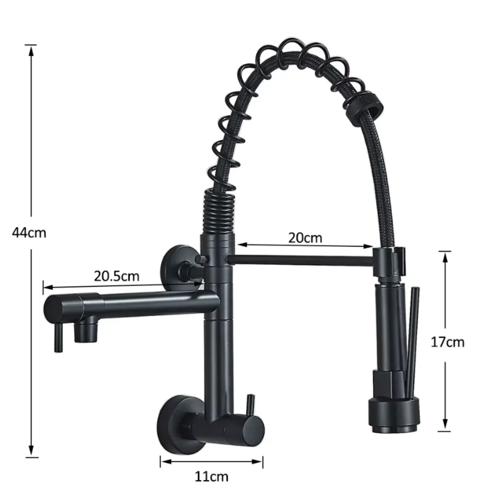 Torneira de Cozinha Gourmet de Parede - Loc Stop