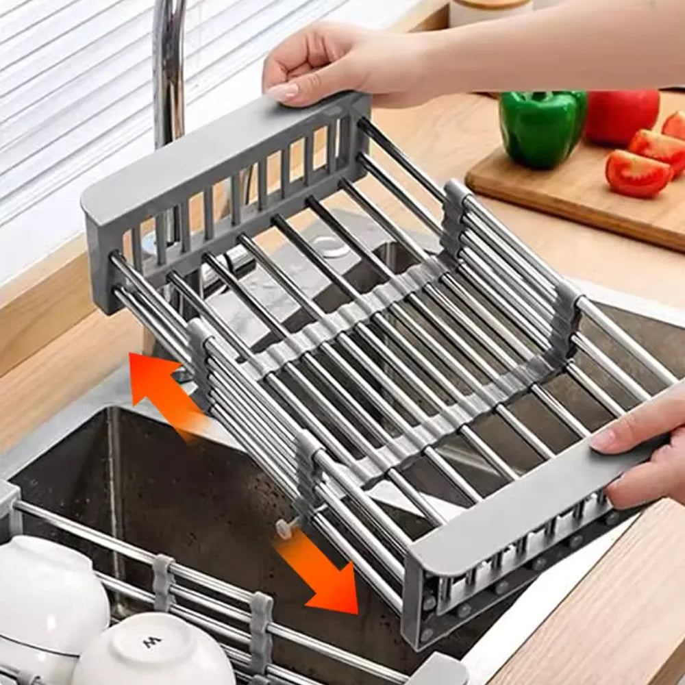 Escorredor Retrátil de pia de Cozinha - Loc Stop