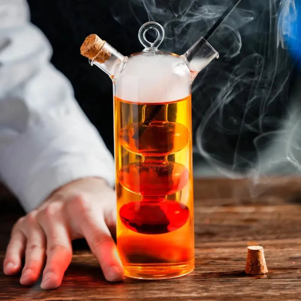 Galheteiro 2 em 1 de Vidro - Loc Stop