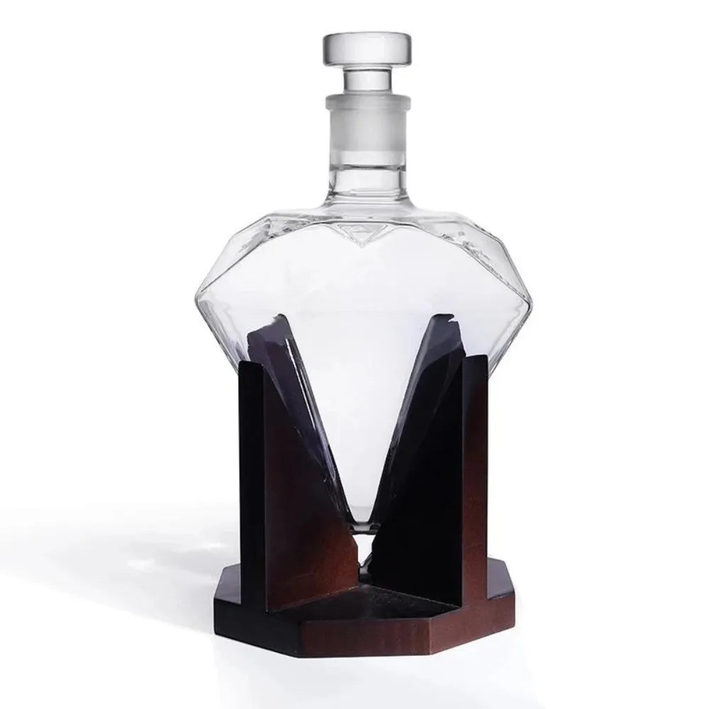 Decanter de Vinho Whisky Diamante 850ml - Loc Stop