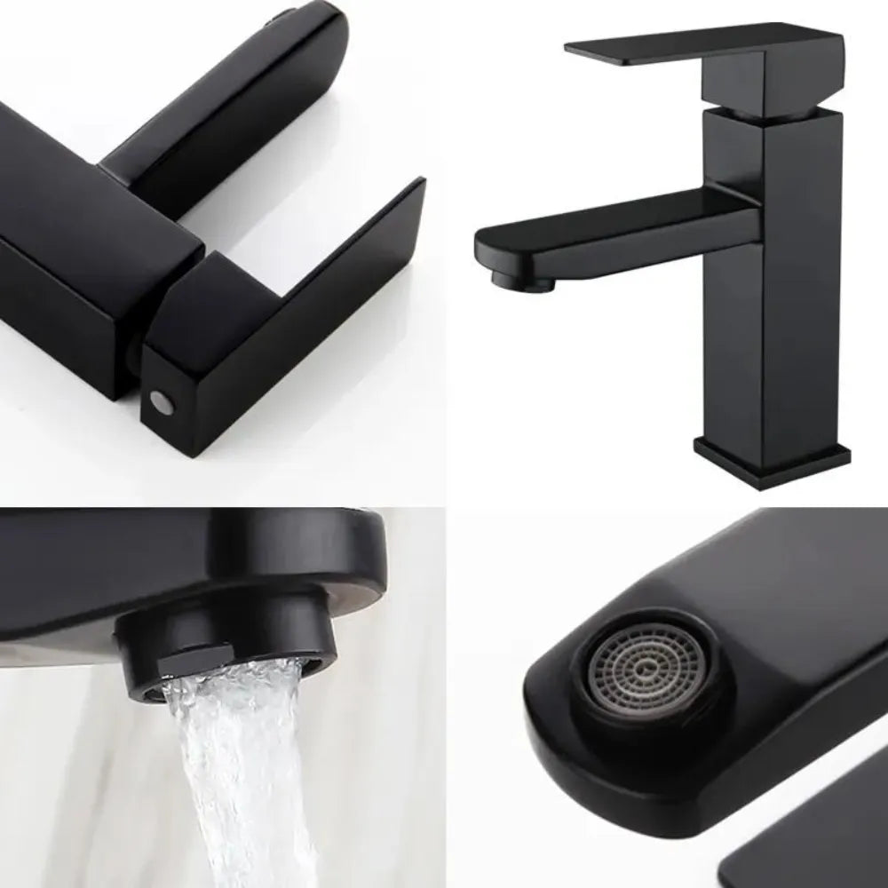 Torneira de Banheiro Quadrada - Loc Stop